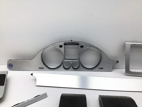 Juego de molduras decorativas para salpicadero de plata para VW Passat B6 (3C5) - Imagen 3 de 12