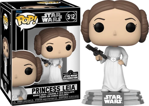 Funko Pop! Star Wars Princess Leia Anaheim con exclusive sticker #512 May 2022