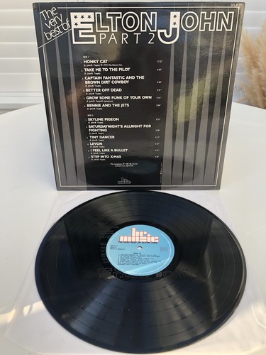 ELTON JOHN PART 2 BRLP 71 1987 VINYL LP RECORD Rare Belgian release - Picture 2 of 6