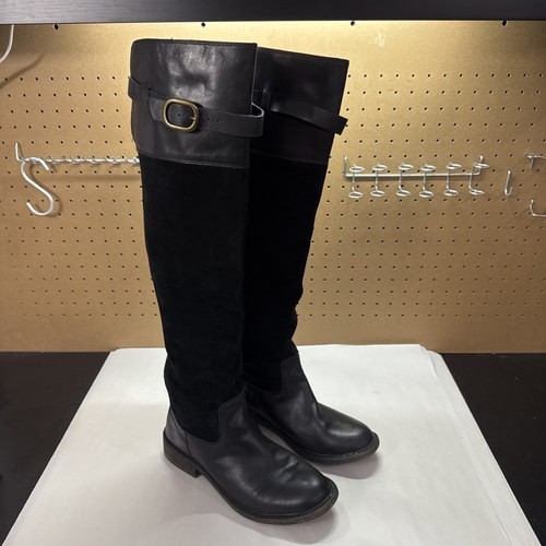 LUCKY BRAND Nivo Reitstiefel klassisch schwarz Boho Leder Größe 9,5 M - Bild 3 von 21