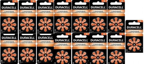 Duracell Activair Mercury Free Hearing Aid Batteries Size 13 (8-160) Exp 2029 - Picture 4 of 15
