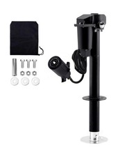 12V Electric A-Frame Trailer Tongue Jack with 7 Way Plug, 3500lb Lift Capacit...