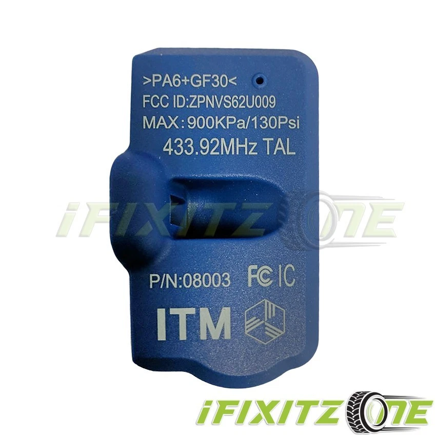 Sensor de pressão dos pneus ITM 433MHz metal TPMS para CHRYSLER PACIFICA 2004 [QUANTIDADE de 4] - Imagem 3 de 4