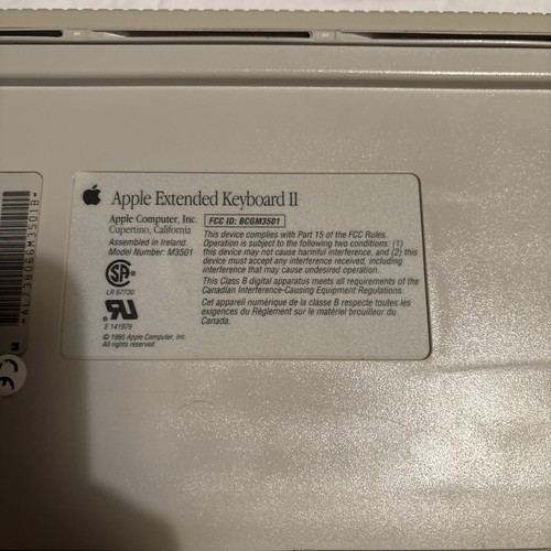 Apple Extended Keyboard and ADB cable  - Picture 8 of 13