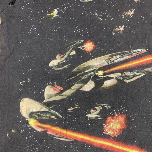 Camiseta Estampada De Colección Años 90 Star Wars Episodio 1 Amenaza Fantasma Talla L - Imagen 13 de 24