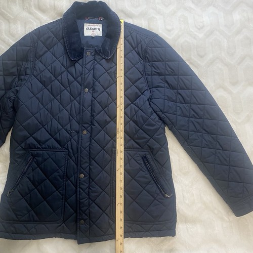 Dubarry Of Ireland Jacket Men’s 2XL Navy Blue Quilted Cotton Gilet Zip Button - Picture 3 of 15
