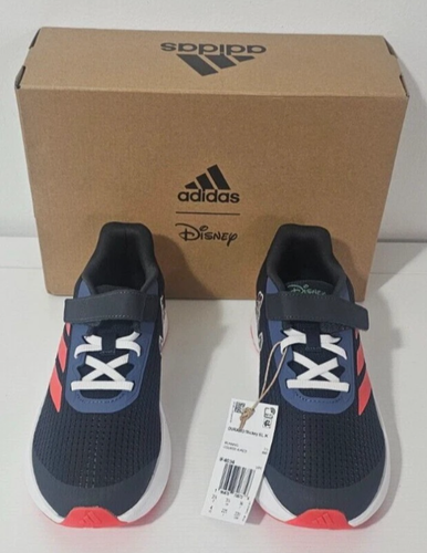 Adidas Mickey Duramo EI Carbon/Bright Red/Semi Spark Kids Size 7K - IF4046 NEW - Foto 2 di 10