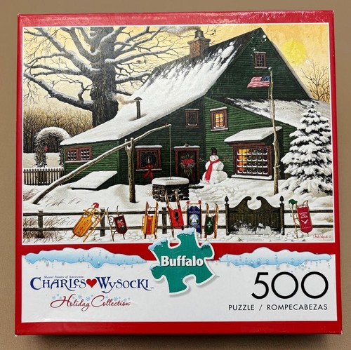 Wysocki 500 Teile Puzzle COCOA BREAK AT THE COPPERFIELD'S komplett mit Poster - Bild 1 von 6