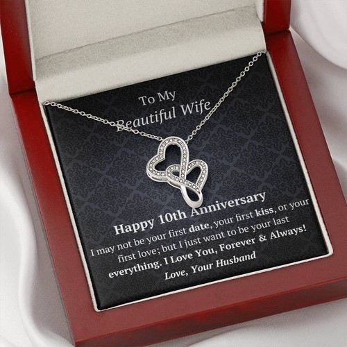 10th Anniversary Gift for Wife, To My Wife Necklace, Christmas Gifts For Women,  - Bild 8 von 10