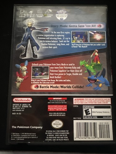 Pokémon Kolosseum MIT ANLEITUNG (Nintendo GameCube, 2004) - Bild 5 von 5