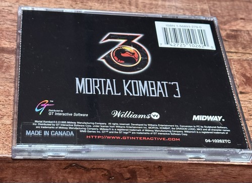 Mortal Kombat 3 (PC CD-ROM, 1995, Midway/GT Interactive) - Very Good! - Picture 2 of 4