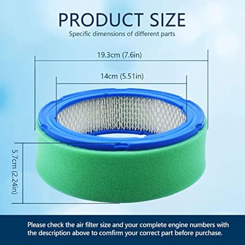 FOR B&S 394018S AIR FILTER Replacement 394018 392642 394018S LG394018JD 5000441 - Picture 3 of 7
