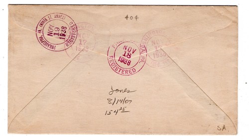 #834 Presidential Series $5 Calvin Coolidge 1938 FDC - Progressive #66a - Picture 2 of 2