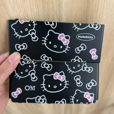 Hello Kitty Black Aesthetic Case for Nintendo New 3DS -Cute Kawaii Pattern shell