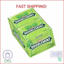 WRIGLEY'S DOUBLEMINT Mint Gum Chewing Gum Bulk Pack, 15 Stick (Pack of 10)
