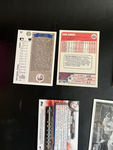 95 tarjetas de los Yankees de Nueva York Aaron Judge Don Mattingly Bernie Williams + tarjetas de radiocontrol de novato - Imagen 10 de 13