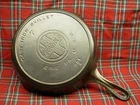 VTG GRISWOLD # 7 BLOCK LOGO FULLY MARKED 701 CAST IRON SKILLET HAS SMALL CRACK