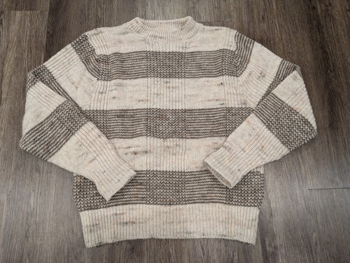 Vintage Pendleton Knit Sweater Men's Large Striped Wool - Picture 1 of 7
