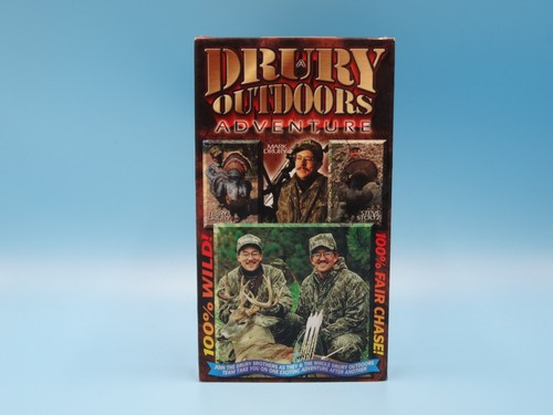 Drury Outdoors Adventure VHS 1990s Hunting Outdoors - Picture 1 of 5