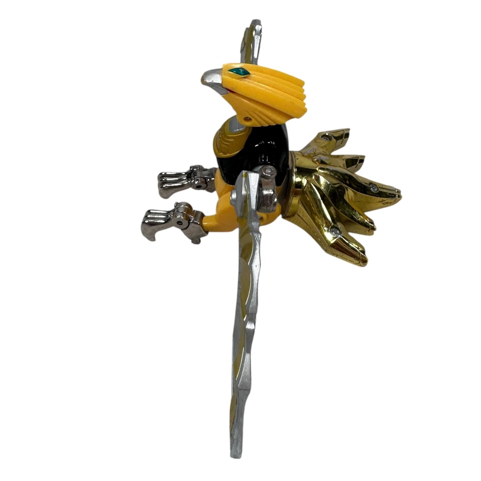 Figura de acción Power Rangers Wild Force Yellow Eagle Zord Megazord 6,5" suelta Foto 3 de 4