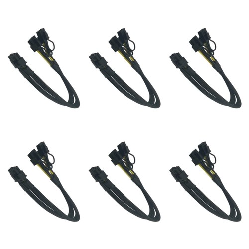 PCIE Power Cables 8Pin to Two PCIe 8Pin (6+2) Graphics Card PCIE Power Adapter - Afbeelding 5 van 11