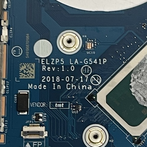 Placa madre integrada Lenovo Yoga 730-15IWL i5-8265U CPU 8 GB LA-G541P 5B20T04891 - Imagen 3 de 10