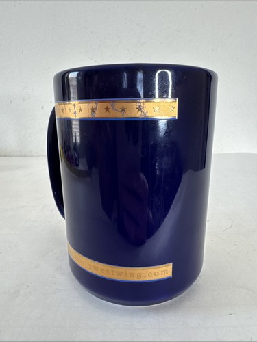Cobalt Blue Gold Gilt Presidential Seal Coffee Mug Ceramic Cup 16 oz West Wing - Picture 13 of 19