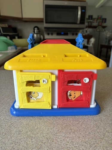 Vintage 1986 Oh Pooh Activity Club House Toy Complete - Picture 3 of 5