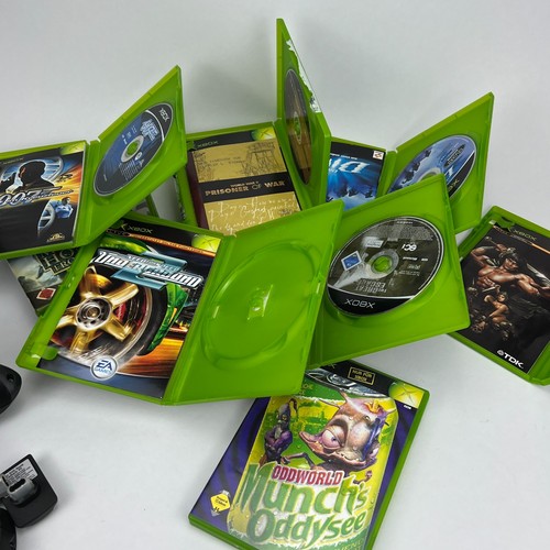 Microsoft Xbox System Bundle 10 games, 2 controllers, remote - Picture 15 of 15