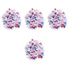 4 Sets Herzsticker Herzen Aufkleber Valentinstag DIY -Bastelaufkleber