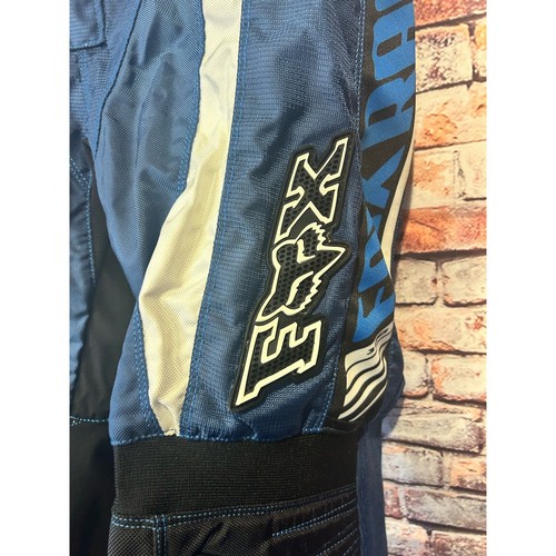 fox motocross blue black kids pants 180 racing youth size 12/14 (28) - Picture 9 of 9