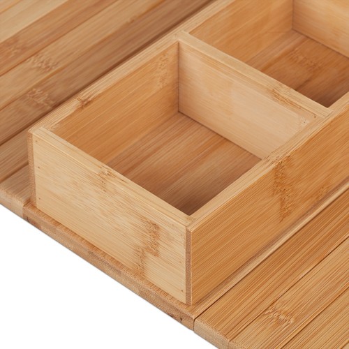 Sofatablett Armlehnenablage Couch-Organizer Sofaablage 3 Fächer rutschfest - Bild 6 von 8