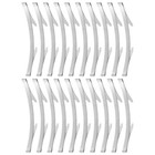  20 Pcs Wardrobe Rail Limiter Closet Sliding Door Hardware Cabinet Track