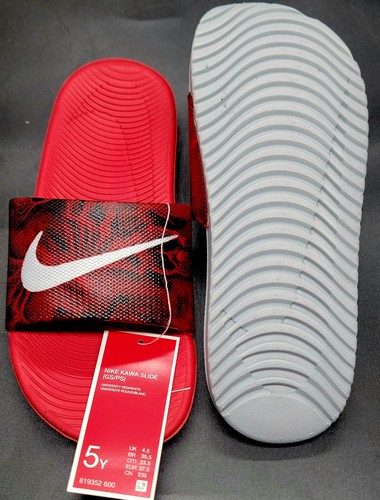 Nike Kawa Slide/Sandals Professionally Customized With Zombies Sz 5Y New - Picture 6 of 7