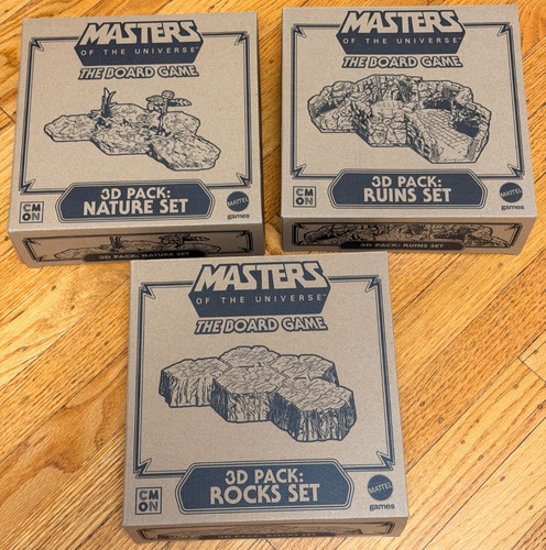 3D Terrain pack lot for Masters of The Universe: Clash for Eternia board game