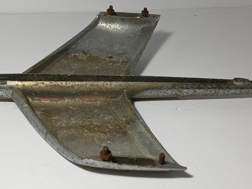 HUGE OLD VINTAGE 1953 KAISER CHROME HOOD ORNAMENT ORIGINAL KAISER HOOD ORNAMENT - Bild 20 von 24