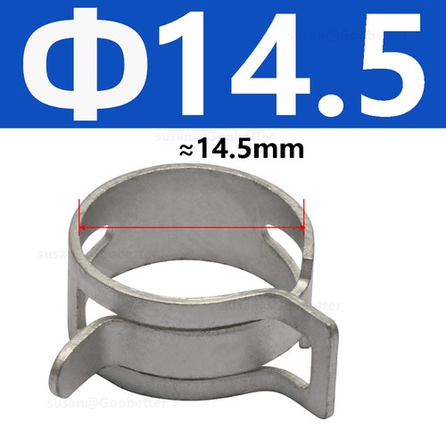 Molla Clip Morsetti Tubo Carburante Aria Gas Acqua Tubo Autobloccante Guarnizione 4 - 46mm - Foto 39 di 69