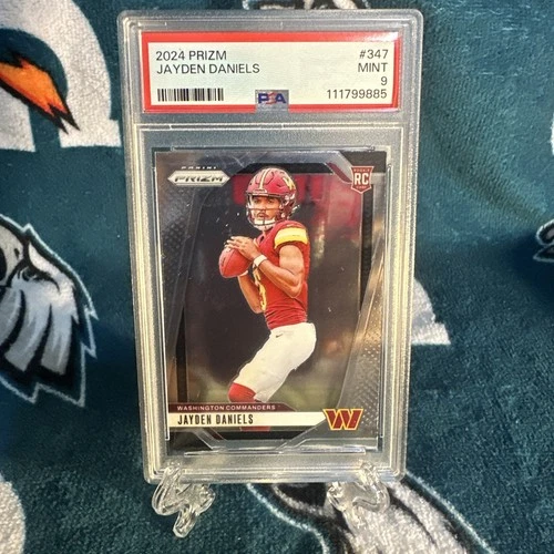 2024 Panini Prizm Rookies Jayden Daniels #347 (RC) PSA 9