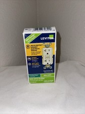 Leviton 20 Amp 125-Volt Duplex Self-Test SmartlockPro Tamper Resistant, Light Al