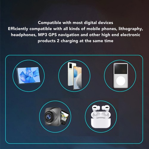 P18 Car Transmitter Wireless Adapter Handsfree Call Music 2 Ladeanschluss KU - Photo 14/24