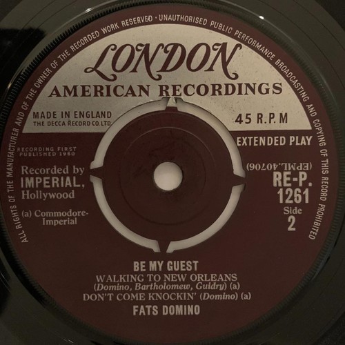 FATS DOMINO Be My Guest ROCK&ROLL UK 1961 Press EP London RE-P1261 EXCELLENT - Picture 5 of 5
