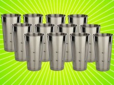 (12)30 oz.malt cup ice cream Milkshake- stainless steel