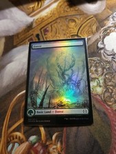 Forest 266 Full Art Foil MTG Phyrexia - Pack Fresh -