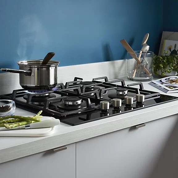 COOKE & LEWIS GAS GLASS HOB BLACK 59cm eBay