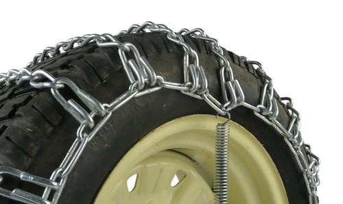 Pair of 2 Link Tire Chains & Tensioners for Suzuki QuadSport with 13x5x6 Tires - Bild 6 von 9