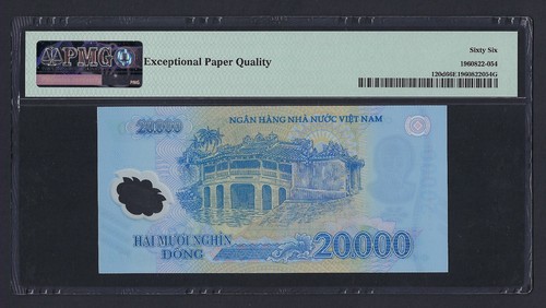 Viet Nam 20000 Dong 2009 P120d Uncirculated Grade 66 - Picture 2 of 2