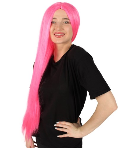 Adult Women's Extra Long Length 36" Inch No Bangs Cosplay Hair Wig, HW-6842A - Picture 4 of 291