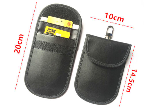 Faraday Bag for Key Fob Faraday Cage Protector - Car RFID Signal Blocking 2 PACK - Picture 7 of 10