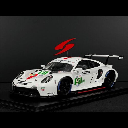 1/18 Scale Spark 911 RSR 991 #91 WEC 2022 24 Hr. LeMans Winner With Display Case