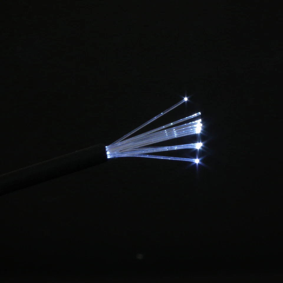 Fibre Optic Cable - 0.25 / 0.5 / 0.75 / 1 / 1.5 / 2 / 2.5 /3mm Dia - Light Guide